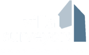 Villa Surveyors logo in white with "RICS Chartered Surveyors and Valuers" written underneath